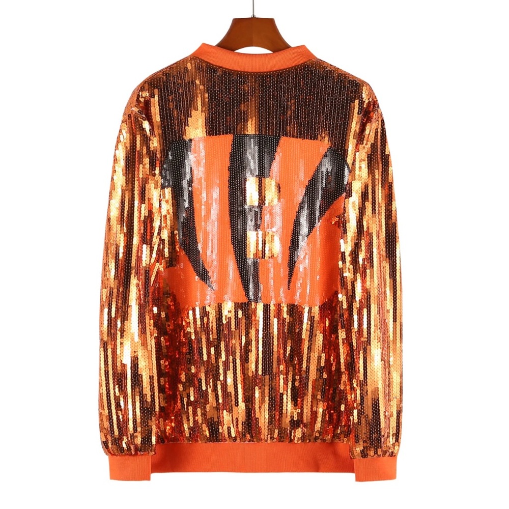 Sale‼️Cincinnati Bengals sequin jersey jacket. No discount